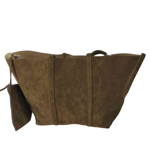 ザラ ZARA スエードマキシショッパートートバッグ レディース