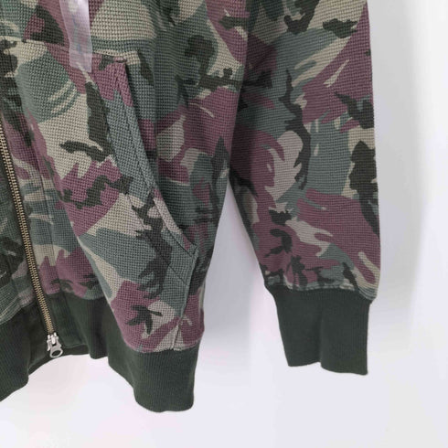 ユニクロ UNIQLO y2k double zip up camo parka メンズ JPN:L