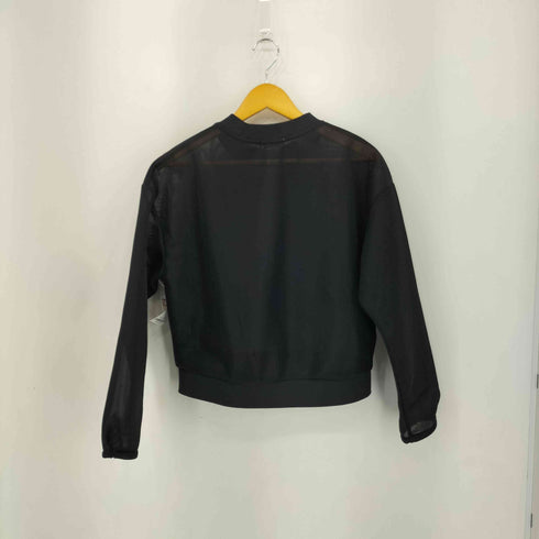 ユナイテッドアローズ UNITED ARROWS MARW シアー クロップド丈 クルーネック ロングスリーブ トレーナー レディース