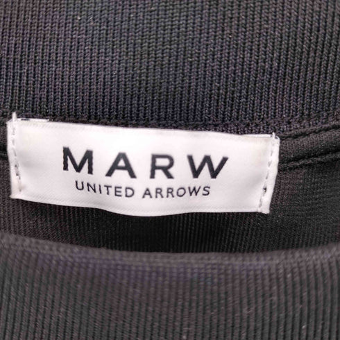ユナイテッドアローズ UNITED ARROWS MARW シアー クロップド丈 クルーネック ロングスリーブ トレーナー レディース