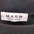 ユナイテッドアローズ UNITED ARROWS MARW シアー クロップド丈 クルーネック ロングスリーブ トレーナー レディース