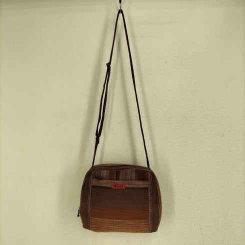 義衛門 GIEMON 久留米絣 ミニショルダーバッグ レディース