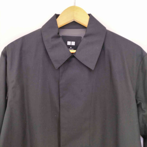ユニクロ UNIQLO ブロックテックステンカラーコート メンズ JPN:M