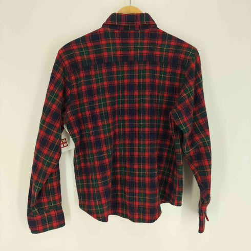 Aarons 80S タータンチェック L/S フランネルシャツ 裏地キルト メンズ import:L