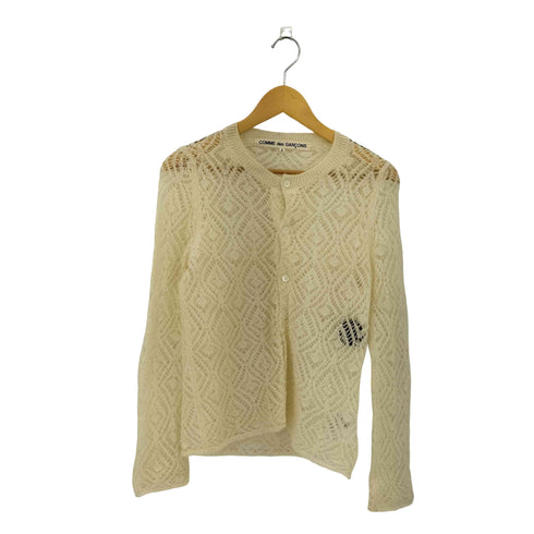 コムデギャルソン COMME des GARCONS レースパターン シアーニット カーディガン レディース JPN:S