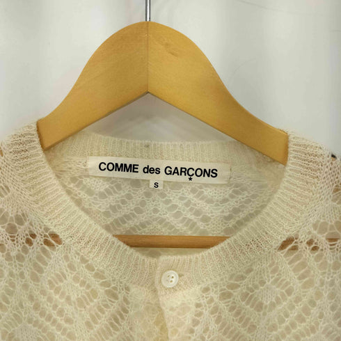 コムデギャルソン COMME des GARCONS レースパターン シアーニット カーディガン レディース JPN:S