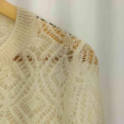 コムデギャルソン COMME des GARCONS レースパターン シアーニット カーディガン レディース JPN:S