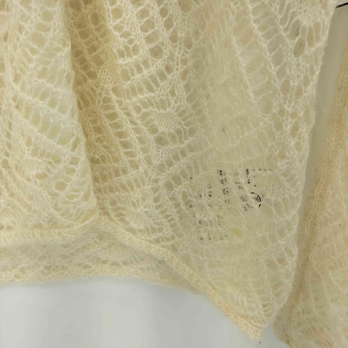 コムデギャルソン COMME des GARCONS レースパターン シアーニット カーディガン レディース JPN:S