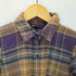 ザラ ZARA マドラスチェック L/S フランネル シャツ ワンピース レディース import:XS