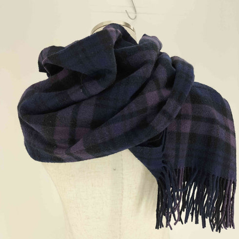 トラディショナルウェザーウェア Traditional Weatherwear 日本製 タータンチェック ウール マフラー大判 メンズ FREE