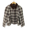 ザラ ZARA チェック柄ケープジャケット レディース JPN:XS