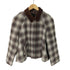 ザラ ZARA チェック柄ケープジャケット レディース JPN:XS