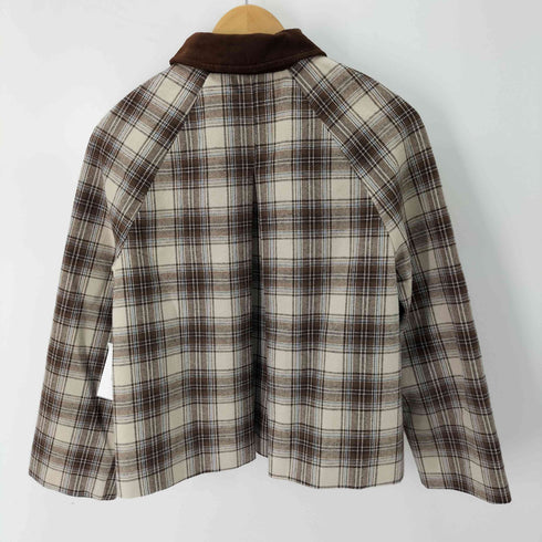 ザラ ZARA チェック柄ケープジャケット レディース JPN:XS