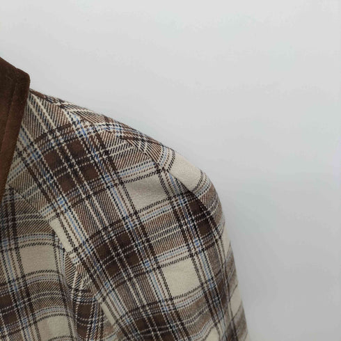 ザラ ZARA チェック柄ケープジャケット レディース JPN:XS