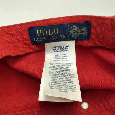 ポロラルフローレン POLO RALPH LAUREN ビッグポニー刺繍 6パネル キャップ メンズ