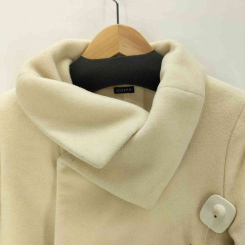 ジョゼフ JOSEPH Made In Italy イタリア製 カシミア アンゴラ混 ウール ピーコート レディース EUR:38