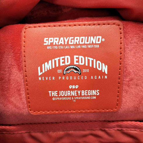 sprayground スタッズ マネー柄 キルティングバックパック メンズ