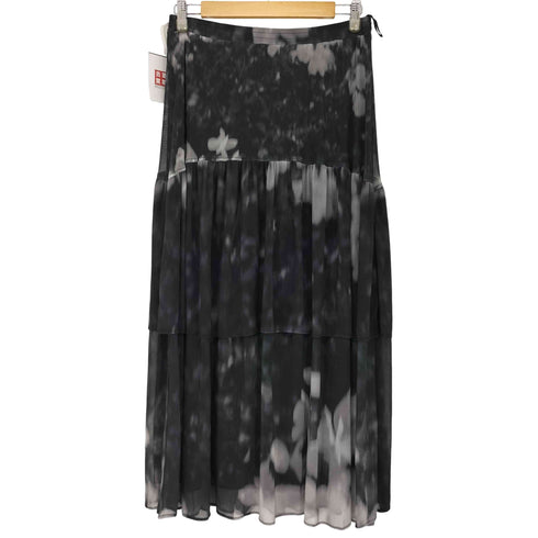 CADDITION オリジナルプリントフラワーティアードスカート レディース FREE