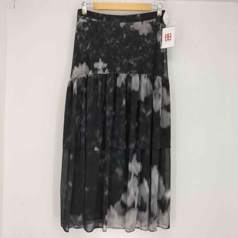 CADDITION オリジナルプリントフラワーティアードスカート レディース FREE