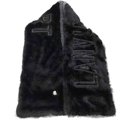 ランバン LANVIN SPORT スポール 25AW リバーシブル フェイクファーマフラー レディース FREE