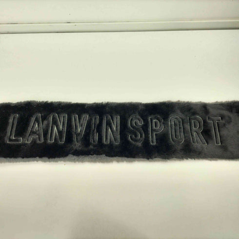 ランバン LANVIN SPORT スポール 25AW リバーシブル フェイクファーマフラー レディース FREE