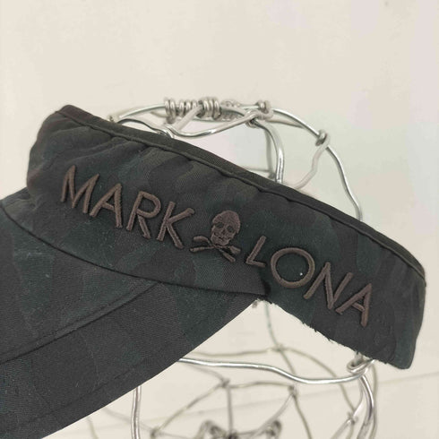 マークアンドロナ MARK&LONA ジャガードカモ サンバイザー メンズ