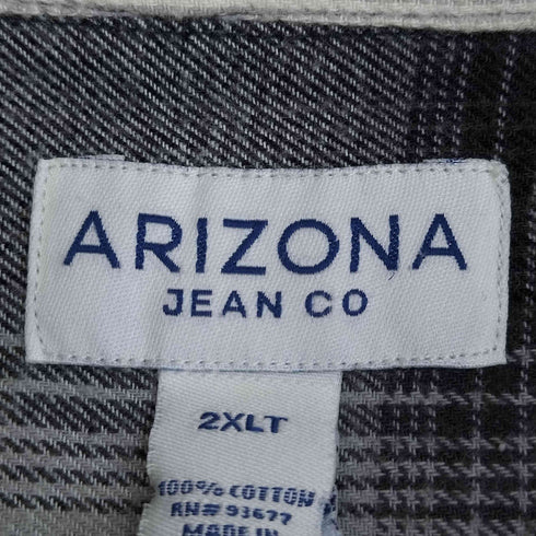 アリゾナジーン ARIZONA JEAN 90-00s オンブレチェックシャツ メンズ 2XL