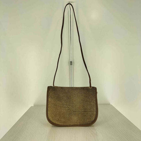 イタリア製 総柄 レザー ショルダーバッグ メンズ