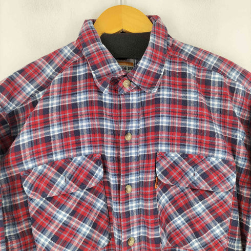 リーバイス Levis 00s ORANGE TAB フラップポケット チェック柄 ネルシャツ メンズ import:M