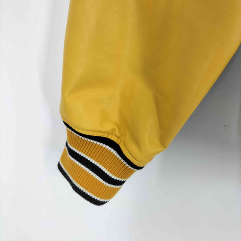 ザラ ZARA アーム切替ワッペンナイロンスタジャン メンズ import:S