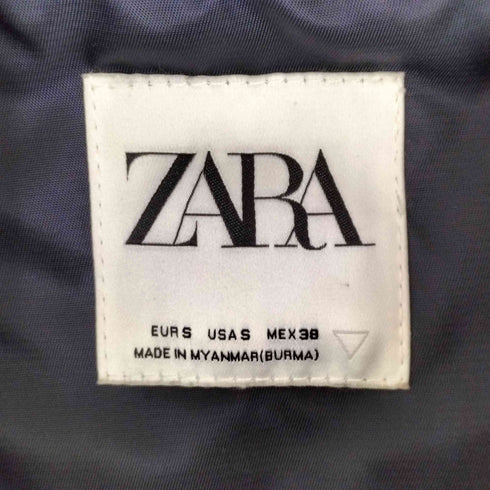 ザラ ZARA アーム切替ワッペンナイロンスタジャン メンズ import:S
