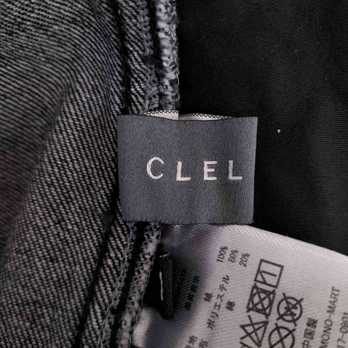 クレイル CLEL 特殊加工 ダブルニーデニムパンツ メンズ JPN:M