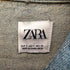 ザラ ZARA ウォッシュ加工 リラックス フィット シャツ メンズ US:36