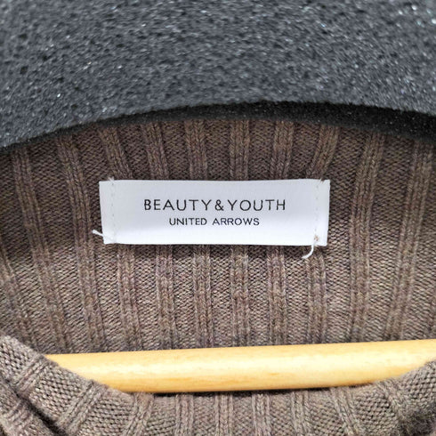 ビューティーアンドユースユナイテッドアローズ BEAUTY & YOUTH UNITED ARROWS リブボトルネックニットプルオーバー レディース