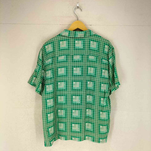 ハフ HUF レーヨン 総柄 開襟シャツ メンズ import:M