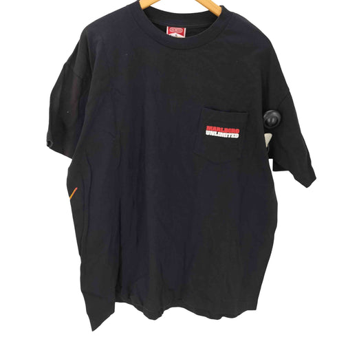 マルボロ Marlboro 90S USA製 LIZARD POCKET TEE リザード ポケット Tシャツ 袖シングルステッチ メンズ import:XL