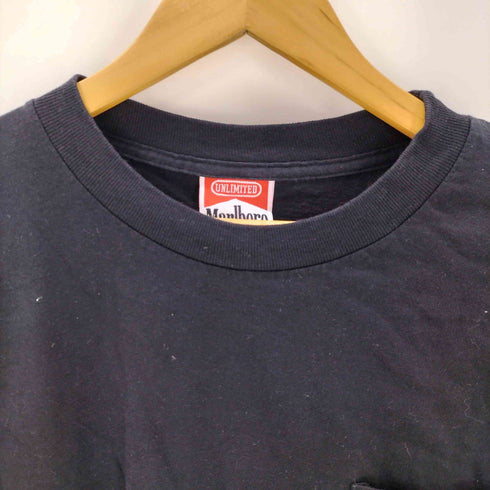 マルボロ Marlboro 90S USA製 LIZARD POCKET TEE リザード ポケット Tシャツ 袖シングルステッチ メンズ import:XL