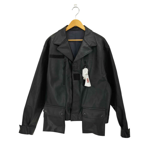 アヴァロン AVALONE RIDERS JACKET フェイクレザー ライダース ジャケット メンズ JPN:3