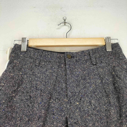 バーバリーブルーレーベル BURBERRY BLUE LABEL 2タックツイードショートパンツ レディース 36