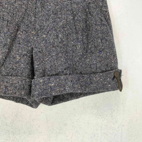バーバリーブルーレーベル BURBERRY BLUE LABEL 2タックツイードショートパンツ レディース 36