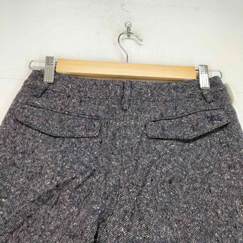 バーバリーブルーレーベル BURBERRY BLUE LABEL 2タックツイードショートパンツ レディース 36