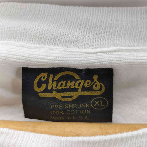 チェンジズ CHANGES 90S USA製 JOE COACH キャラクタープリント Tシャツ 袖シングルステッチ メンズ import:XL