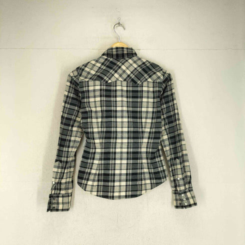 ラルフローレン RALPH LAUREN L/S チェック柄ウエスタンシャツ レディース 7