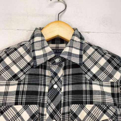 ラルフローレン RALPH LAUREN L/S チェック柄ウエスタンシャツ レディース 7