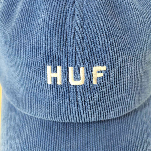ハフ HUF ロゴ刺繍 コーデュロイ 6パネルキャップ メンズ