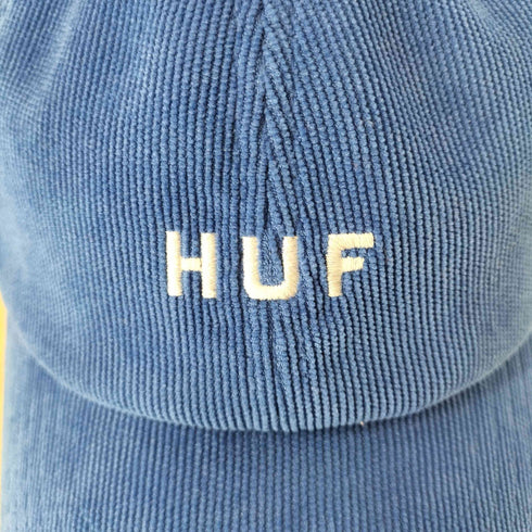 ハフ HUF ロゴ刺繍 コーデュロイ 6パネルキャップ メンズ