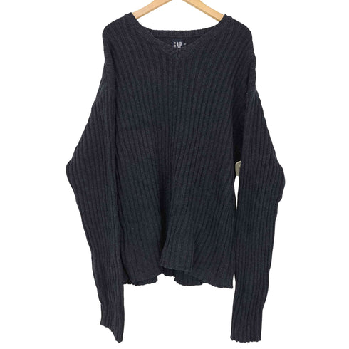 ギャップ Gap 00s Vネック L/S リブニット メンズ import:XL