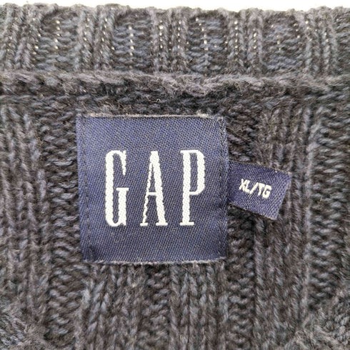 ギャップ Gap 00s Vネック L/S リブニット メンズ import:XL