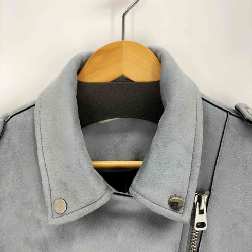ザラ ZARA スエードライクダブルライダースジャケット レディース JPN:L