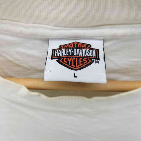 ハーレーダビッドソン HARLEY-DAVIDSON 00S USA製 SPEEDWAY 両面 プリント Tシャツ コピーライト 2002 メンズ import:L